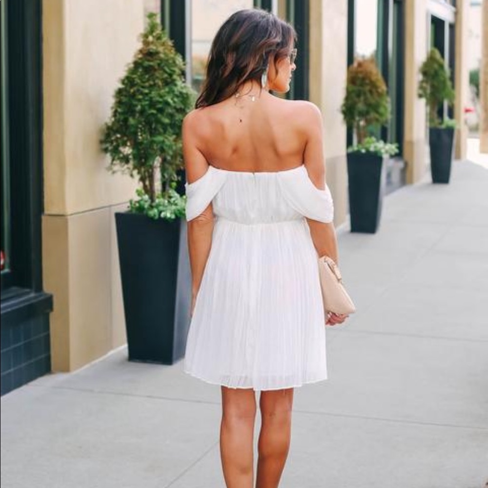 NWT Vici Collection White Strapless Dress - Picture 2 of 7